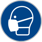 facemask ISO 7010 M016